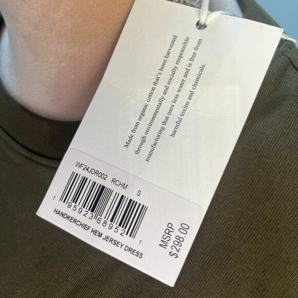 FRAME Cotton Midi Dress Size S - Picture 5 of 7